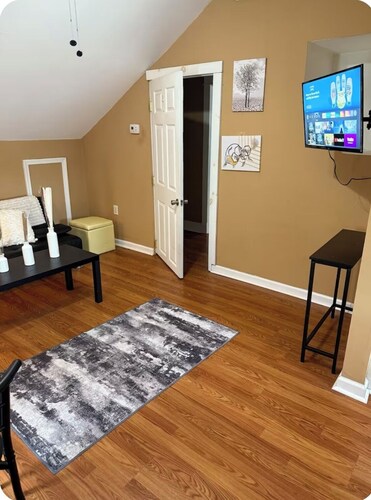 Cozy loft above ink shop