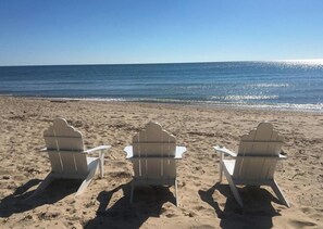 Beach - Welcoming  Lake Huron Cowboy Cottage with AC,  kayaks,  & more in Tawas (Tawas City)