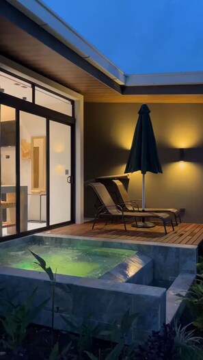 Terrace/patio - Villa Refugio #2 (La Fortuna)