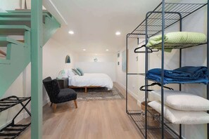 House, 1 King Bed, Patio, City View (Modern 1-BR Apartment Close to Dtwn) | 1 bedroom, bed sheets