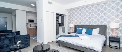 豪華單人房, 城市景觀 | 熨斗/熨衣板、免費無線上網