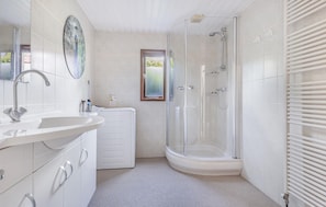 Shower, hair dryer