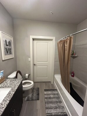 Towels, soap, toilet paper