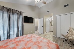 2 bedrooms, in-room safe, iron/ironing board, WiFi