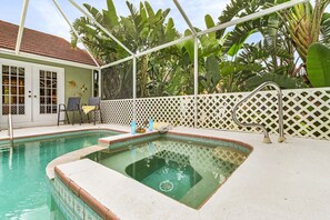 A heated pool - Tropical Paradise, Heated Pool & Spa - South Lake Solitude - Roelens (Fort Myers)