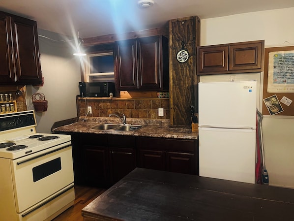 Microwave, oven, stovetop