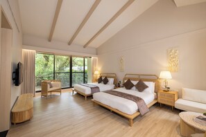 Quarto quádruplo luxo, vista para a montanha | Edredons de pluma, frigobar (abastecido com itens grátis)