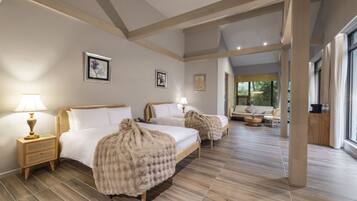 雅致别墅 | 羽绒被、迷你吧(备有免费物品)、客房内保险箱、遮光窗帘