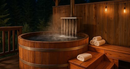 A-Frame @ Entrance to Rainier w/ Hot Tub & WiFi