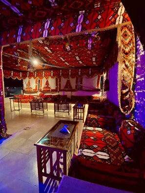 Sala de estar en el lobby