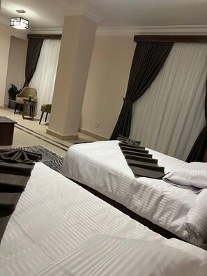 Family Suite | In-room safe, laptop workspace, soundproofing, iron/ironing board -  Aziz Egypt Pyramids View (Giza)