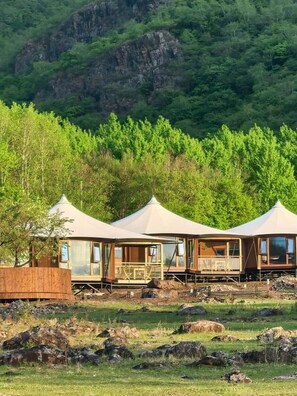 Luxury-Doppelzimmer, Bergblick | Ausblick vom Zimmer