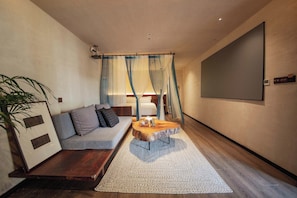 Individually decorated, individually furnished, blackout drapes