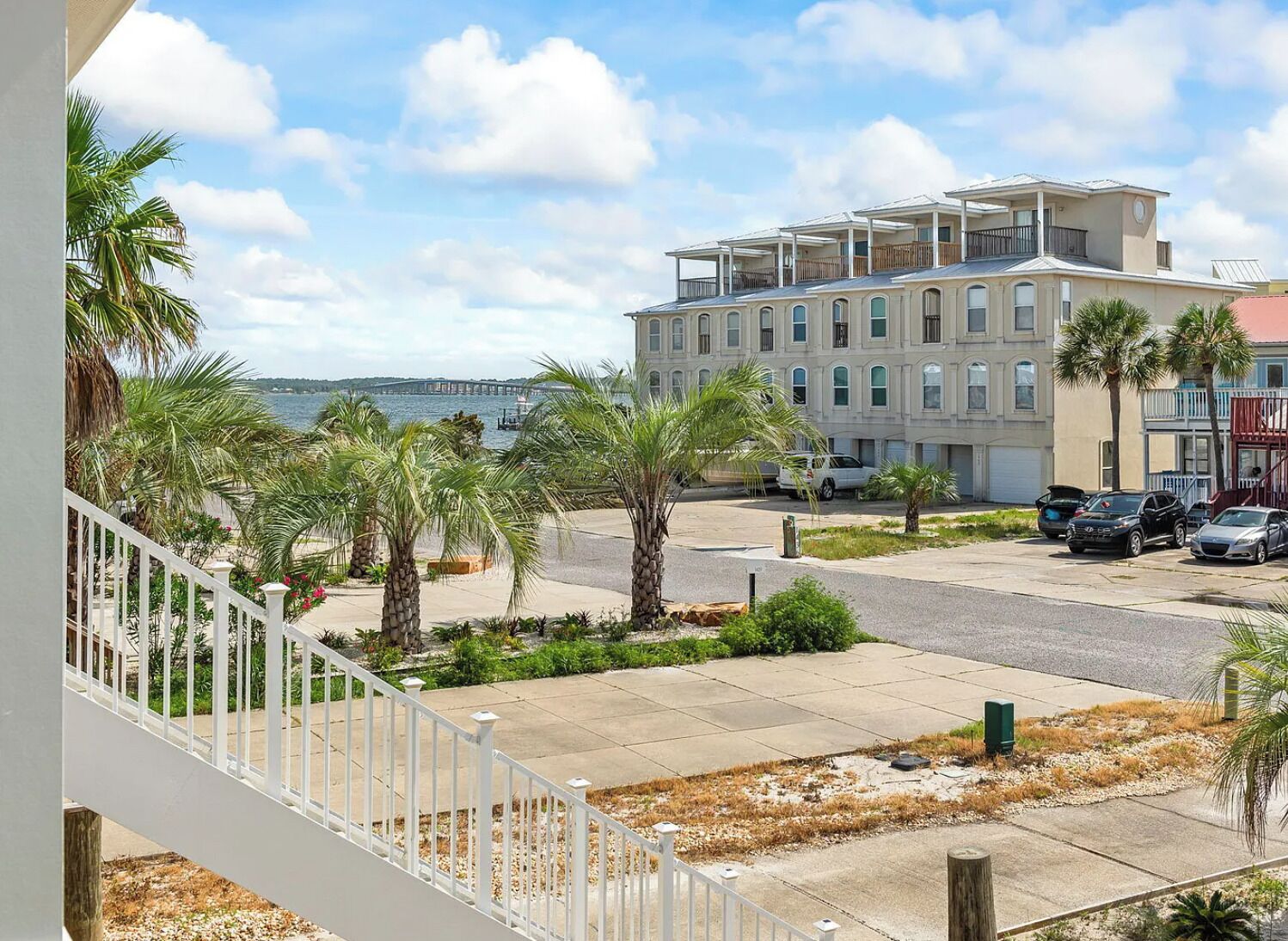 Udsigt fra overnatningsstedet