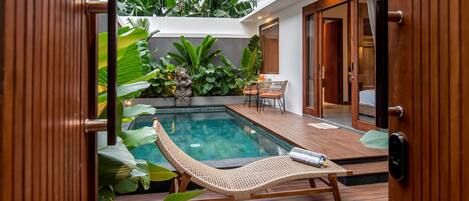 Villa - privat pool - udsigt til pool | Lydisolering, gratis Wi-Fi