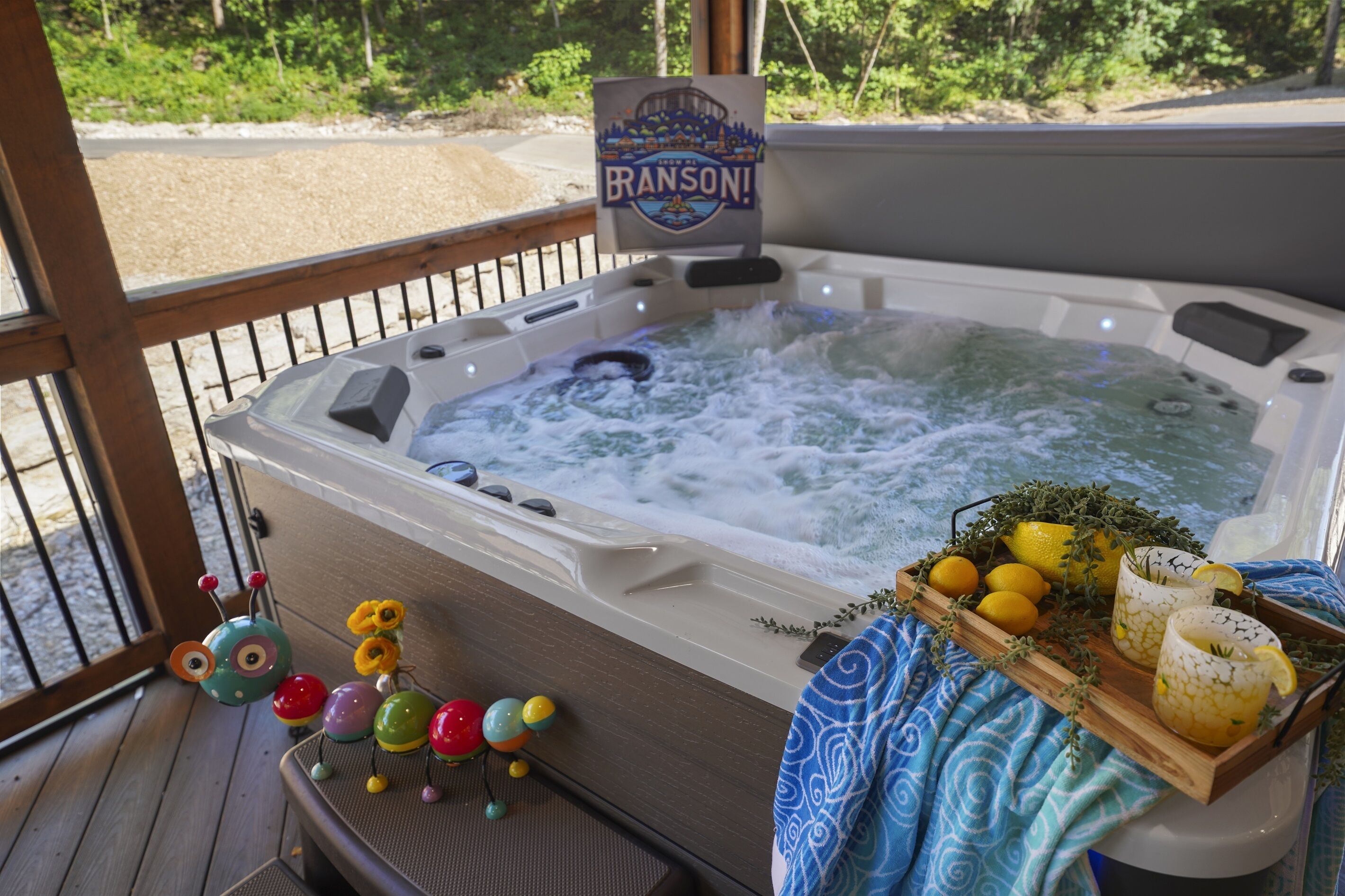 Bain à remous extérieur