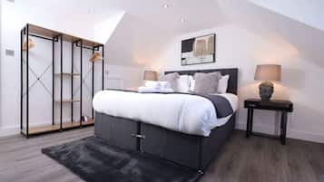 4 slaapkamers, een strijkplank/strijkijzer, wifi, beddengoed