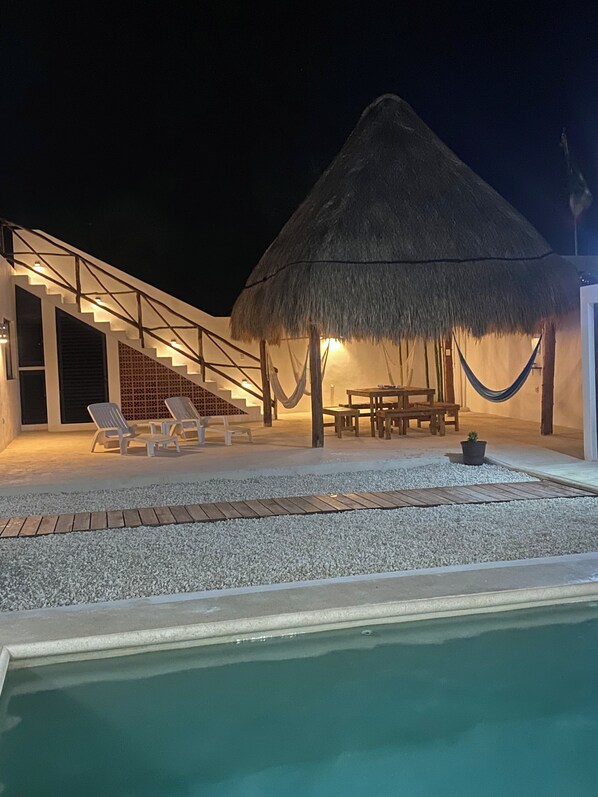 Alberca al aire libre