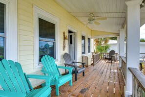 Terrace/patio - Fish & Paddle: Home Near Shell Point Beach! (Crawfordville)