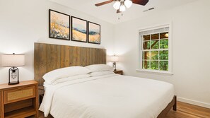 2 habitaciones, tabla de planchar con plancha y wifi gratis 