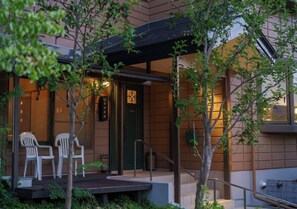 Fassade der Unterkunft