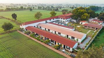 Blick von der Unterkunft