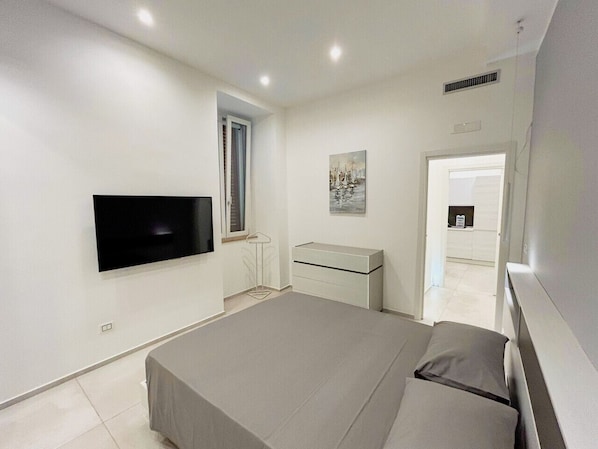 1 habitación y ropa de cama