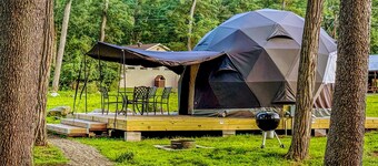 Boutique Glamping Dome in the Catskill Mountains