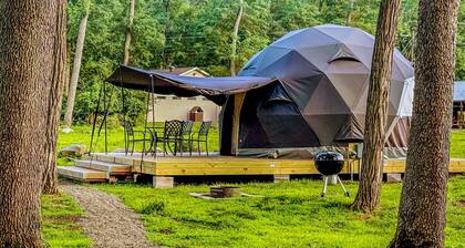 Boutique Glamping Dome in the Catskill Mountains