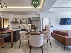 Dining - Versalles 204 2BR/2BA | Pool, Balcony, Downtown (Puerto Vallarta)