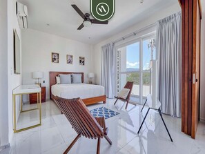 1 bedroom, desk, iron/ironing board, travel cot - Great Design 1BR Condo - Rooftop pool (Puerto Vallarta, Jal.)