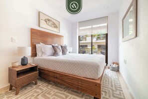 1 slaapkamer, een strijkplank/strijkijzer, reisbedje, wifi