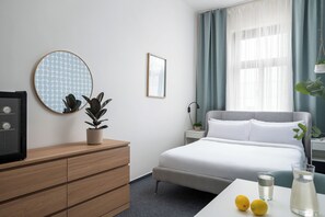 Economy Double or Twin Room, External Bathroom | Minibar, cribs (free), WiFi (free), bed sheets - Riverside Hotel by Goodnite cz (Brno)
