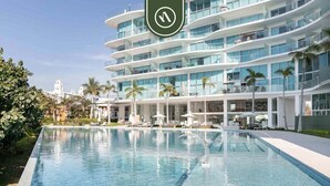Pool - New 2BR APT - Beach Access - Pool - GYM - Jacuzzi (Nuevo Vallarta)