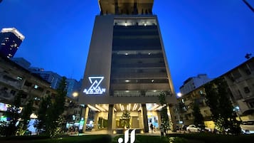 Majoituspaikan julkisivu