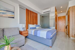 1 bedroom, WiFi, bed sheets - Cozy Studio -Private Balcony - Pool - Gym (Bucerías)