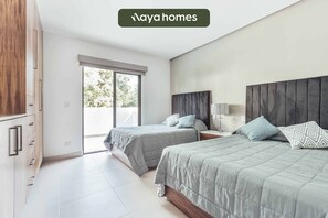 2 bedrooms, desk, iron/ironing board, travel crib - Cozy 2BR House 2 min to the Beach - Pool - Terrace (Bucerías)