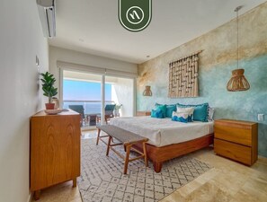 3 bedrooms, desk, iron/ironing board, travel cot - Luxury Oceanfront 3 BR Condo - Pools (Puerto Vallarta)