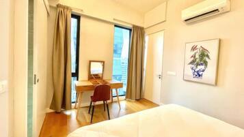 Superior Apartment, 3 Bedrooms, Balcony, City View | Desk, laptop workspace, iron/ironing board, free WiFi