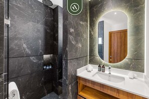 Shower, hair dryer, towels - Brand New 2 BR Condo in Romantic Zone - Pool (Puerto Vallarta)