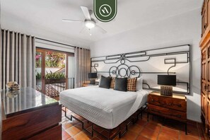 2 bedrooms, desk, iron/ironing board, travel crib - Stylish 2 BR Condo in Romantic Zone - Rooftop Pool (Puerto Vallarta)