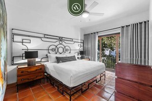 2 bedrooms, desk, iron/ironing board, travel crib - Stylish 2 BR Condo in Romantic Zone - Rooftop Pool (Puerto Vallarta)