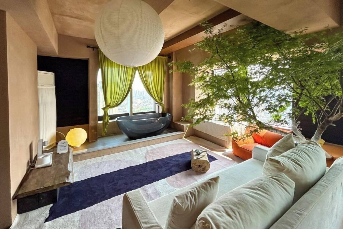 Chambre Design, vue ville
