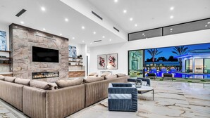 Lobby - Sleeps 17 | Private Pool + Pickleball Court + Fire Pit • Near La Quinta | Bravo (Indio)