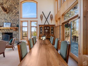 Dining - Luxe 8BR Windham Lodge | Theater, Walk to Slopes (Windham)