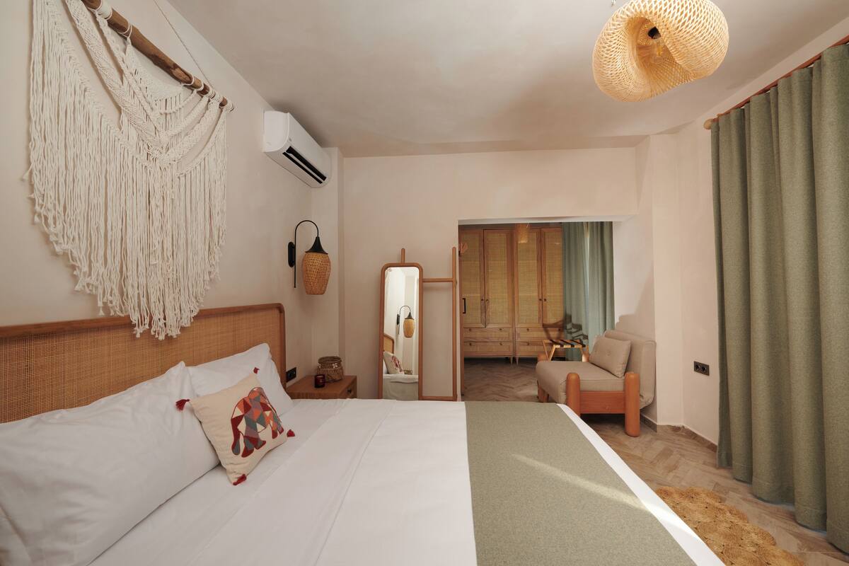 Quarto casal superluxo, vista para o mar | Roupa de cama