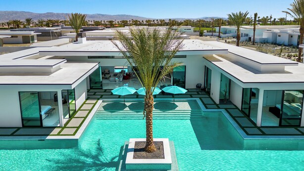 Unclassified image, 1 of 50, button - Pool + Hot Tub + Putting Green + Fire Pit • Near La Quinta + Golf | Bravo (Indio)