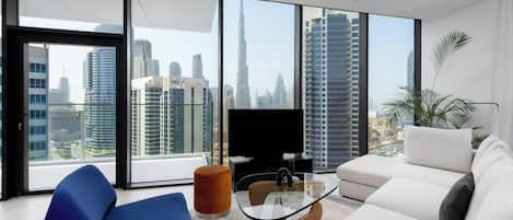 Deluxe-Apartment, Nichtraucher | Wohnbereich