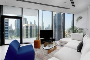 Deluxe Apartment, Non Smoking | Living area