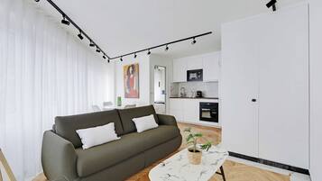 Een smart-tv en een kantoor